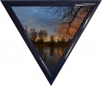 triangle bleu marine
